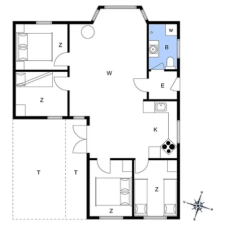 Casa de Férias 30599-odder-strandagervej-1